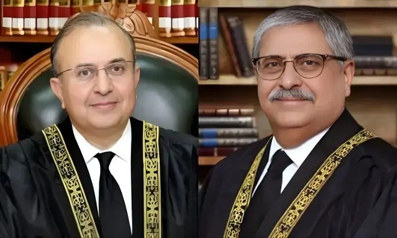 Justice Mansoor Ali Shah and Justice Athar Minallah