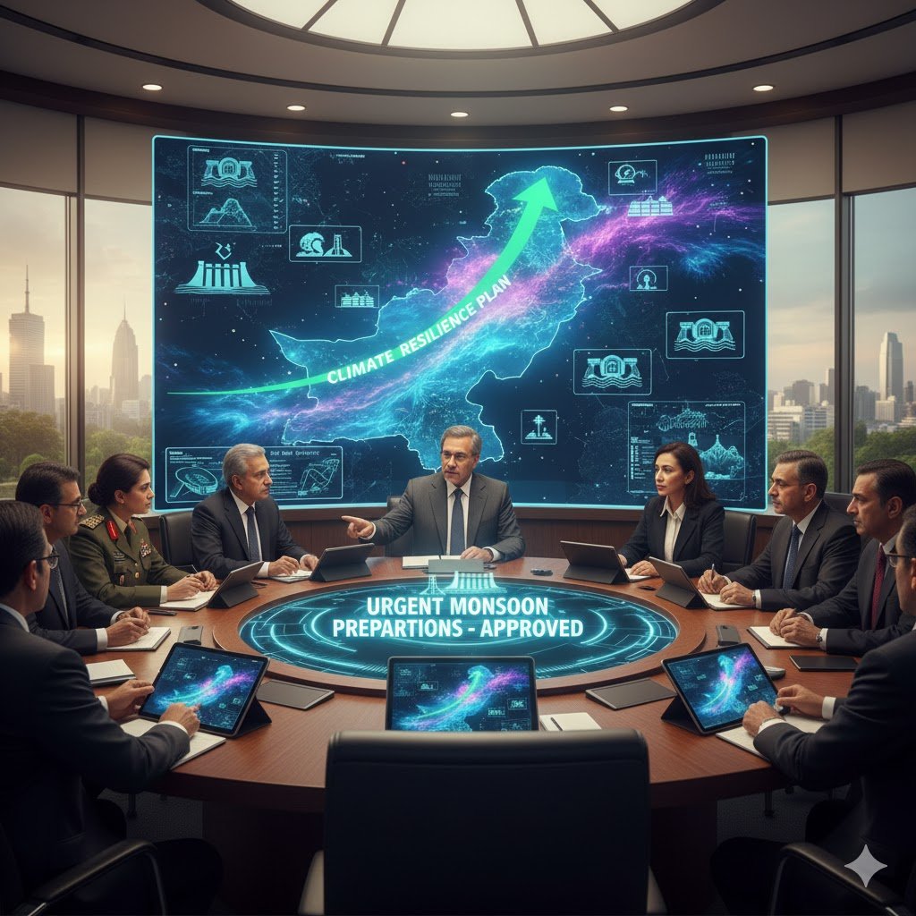 PM Shehbaz Orders Urgent Monsoon Preparations, Approves Climate Resilience Plan