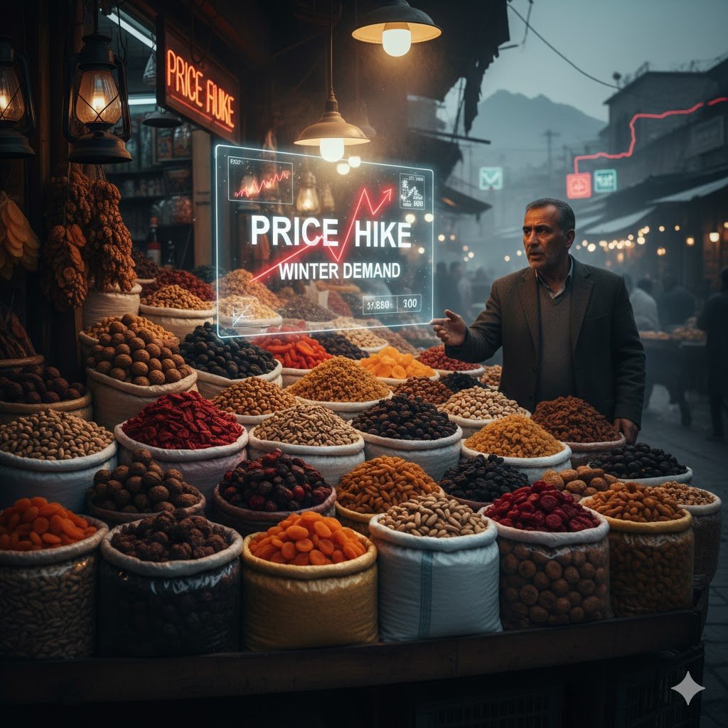 Winter Demand Triggers Massive Dry Fruit Price Hike Amid Tension with Afghanistan