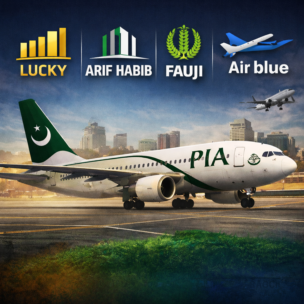 Lucky, Arif Habib, Fauji, Air Blue in Running for PIA Takeover