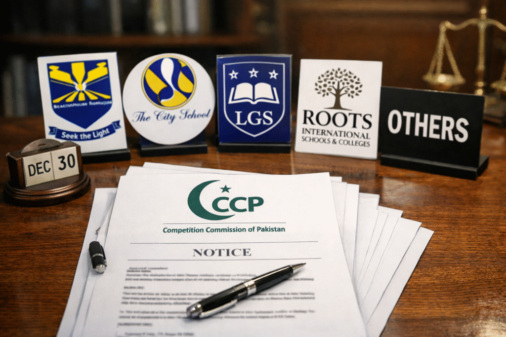Beaconhouse, City School, LGS, Roots, City School and Others Granted Extension by CCP Till Dec 30 to Respond to Uniform Monopoly Notices