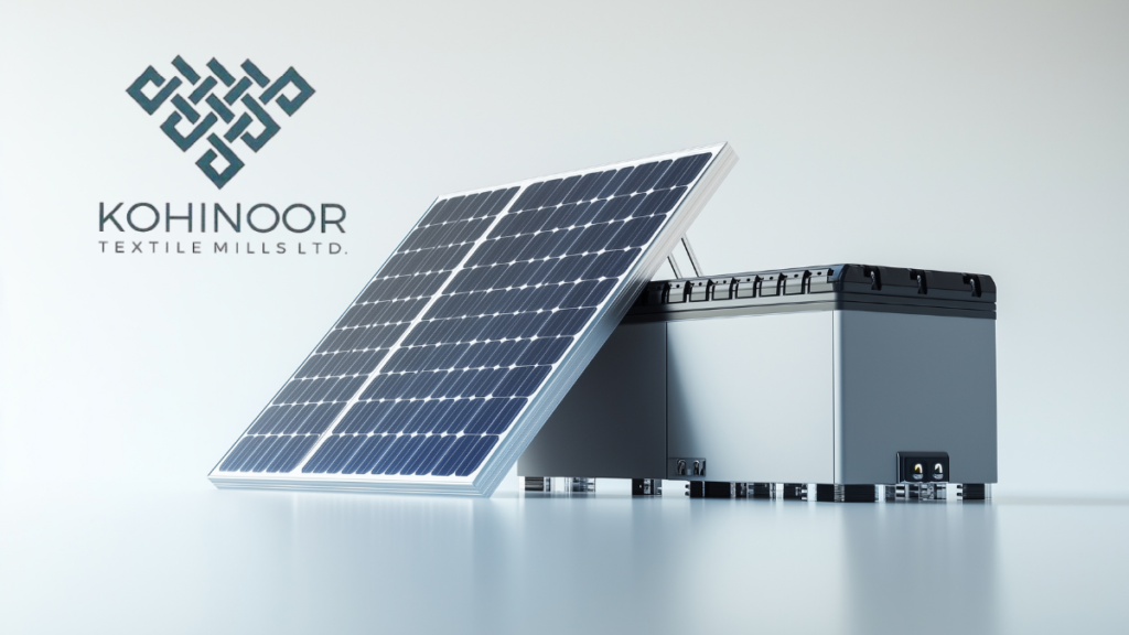 More Companies Going Off-Grid: Kohinoor Textile Mills Installs 48.36 MW Battery Storage, 9.34 MW Solar
