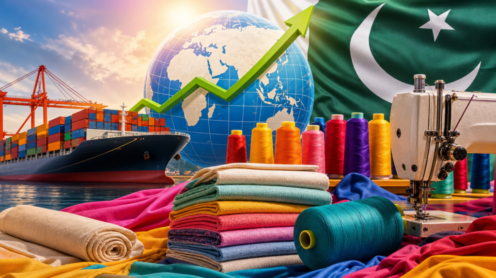Pakistan’s Textile Exports Hit Record $1.81 Billion in July 2026