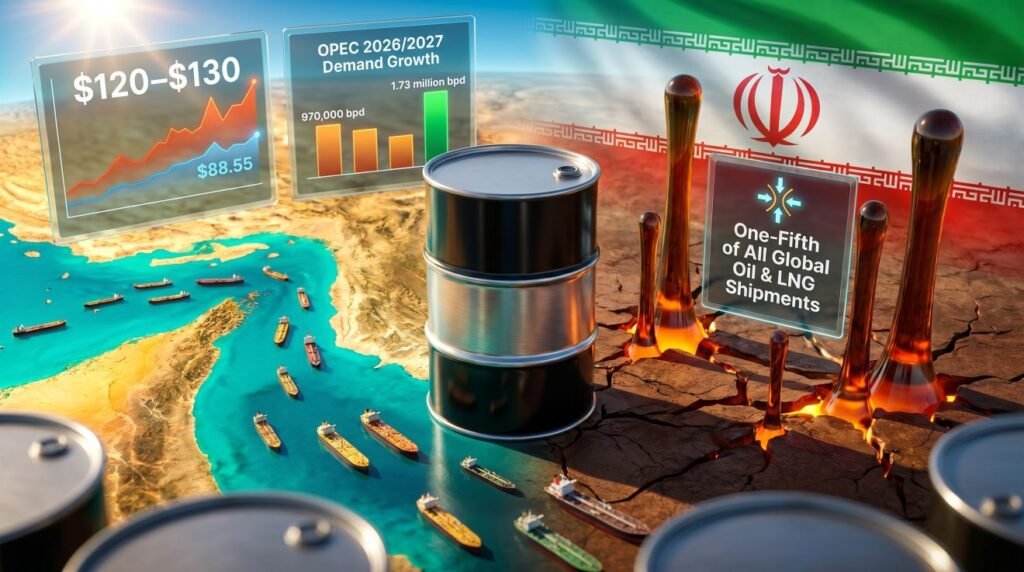 Oil Prices Climb 1% Amid Growing Strait of Hormuz Supply Concerns