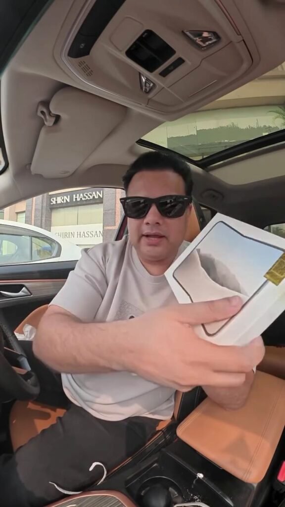 Akram Ali Becomes First in Pakistan to Unbox Official PTA-Approved iPhone Duo from Mercantile